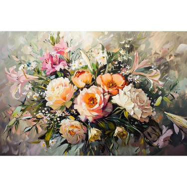 bouquet de fleurs tableau